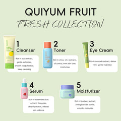 QUIYUM Citrus Vitamin C Toner bottle helps balance oil and refresh skin