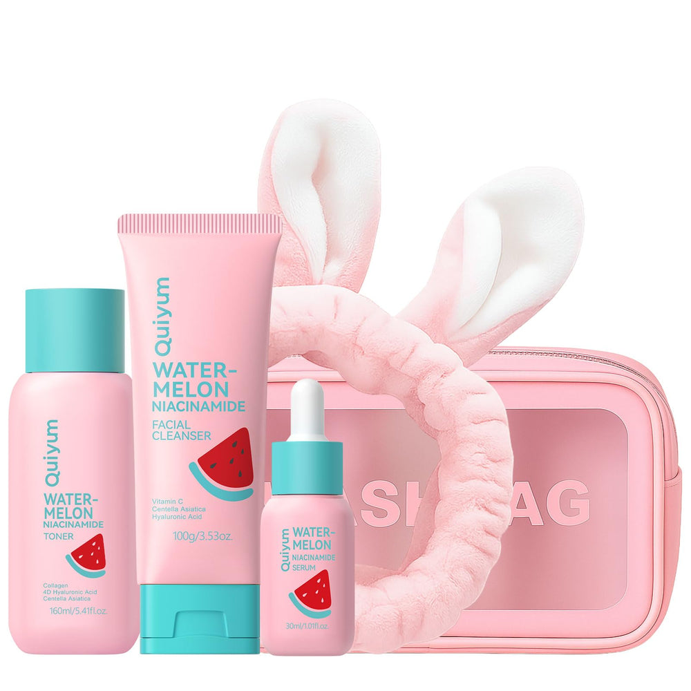 QUIYUM Watermelon Serum bottle for hydration and a radiant glow