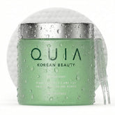 QUIA Beauty Toner Pad embossed side image showing gentle exfoliation for clearer pores