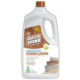 Quick Shine bottle pour demonstrates easy, ready-to-use application on hardwood floors.