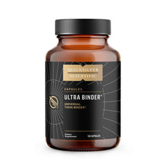 Quicksilver Ultra Binder bottle with capsules for toxin binding in gut