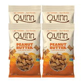 Quinn gluten-free peanut butter filled pretzel nuggets package for on-the-go snacking.