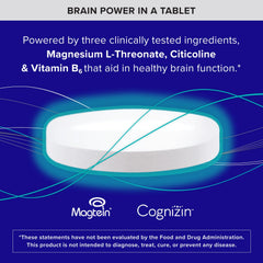 Qunol Brain Health Memory Plus label highlights B6 and magnesium L-threonate.