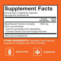 Qunol Turmeric bottle pouring capsules for daily use