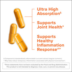 Qunol Turmeric capsules close-up showcases 1500 mg high potency formulation