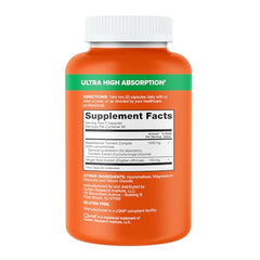 Qunol Turmeric and Ginger capsules back label emphasizes allergen-free formulation
