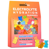 Quorinthiumax Electrolyte Gummies blue raspberry pour for fast on-the-go hydration