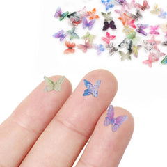 QUPIVA resin butterflies add realistic flutter to fairy houses and micro landscapes.