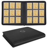 Qurhafoo Toploader Binder front view showing 324-card capacity for organized storage