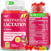 Quzair Lactation Gummies bottle for convenient daily breastfeeding support