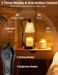 Quzhunoo wax warmer 4h timer ideal for cozy home rituals.