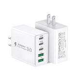 Qwinjwin 2-pack 50W USB-C charger front view for home or travel.