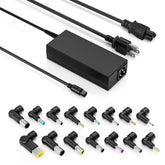QXA 90W universal laptop charger demonstrates broad compatibility for travel