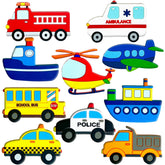 QZCPGP transportation magnets car on fridge aids early vehicle recognition and hands-on play