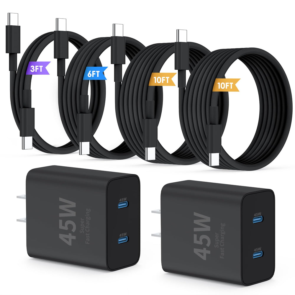 QZIIW 45W dual-port charger block powers two devices