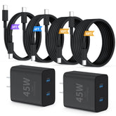 QZIIW 45W dual-port charger block powers two devices