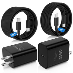 QZVOO 45W charger unit ready for fast Samsung charging