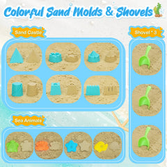 RACPNEL sand castle molds collection inspiring creative beach building