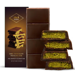 Rah Dark Dubai Chocolate Bar Pistachio offers rich chocolate with pistachio crunch