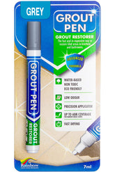 Rainbow Chalk Markers Limited grout pen grey refreshing tile grout color in action