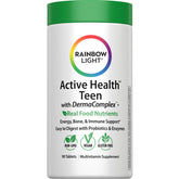 Rainbow Light Teens Multivitamin tablets in front view for daily wellness