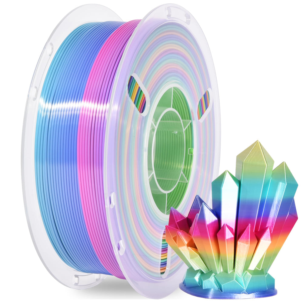 RAMBERY Silk Rainbow spool with vibrant color transitions for eye-catching prints.
