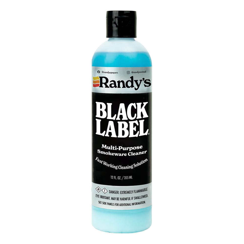 Randy's Black Label Cleaner bottle delivering easy cleaning with streak-free results