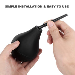 RANEU enema bulb 7-ounce capacity for comfortable, controlled dosing