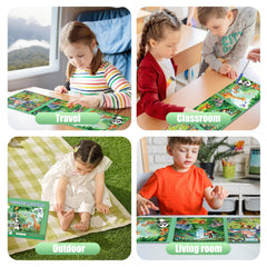 Ranqibo magnets secure pieces during travel for mess-free play.