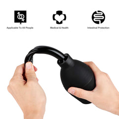 RANUE enema bulb kit with soft-entry nozzle for gentle insertion and use.