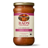 Rao's Homemade French Onion Soup 16oz can with steam ready to serve