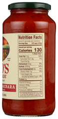 Rao's Sensitive Marinara bottle pour ideal for quick weeknight pasta