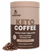 Rapid Fire Keto Coffee Pods in original medium roast for quick energy.