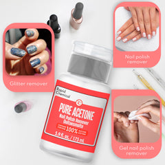 RAPID PROTECTANT remover for traditional polish, gel polish, and acrylics