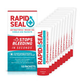 Rapid-Seal Wound Gel single-use packet for fast, hygienic first-aid application.