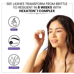 Night routine scene with RapidLash for easy nightly conditioning.