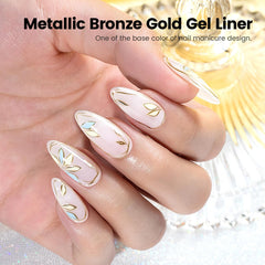 RARJSM gold chrome mirror finish swatch highlighting high shine
