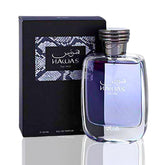 Rasasi Hawas for Him bottle front view showing premium masculine presence