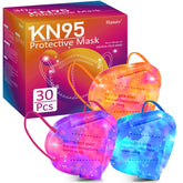 Rasav KN95 mask with galaxy pattern for stylish protection on the go