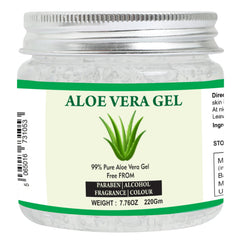 Raslok Aloe Vera Gel bottle front view showing hydration-friendly natural formula.