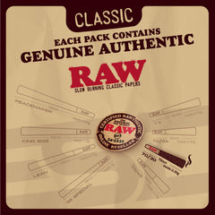 RAW Classic Series mini cones offer compact, portable options for on-the-go sessions.