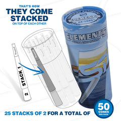 RAW Elements cones with tips included for easy packing.