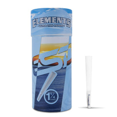 RAW Elements ultra thin cones 1 1/4 in hand with near zero ash burn.