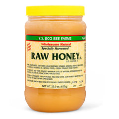 Raw honey closeup showing crystals and dense consistency for recipes.