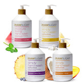 RAW SUGAR Lemon Sugar hand wash bottle offering refreshing cleanse and hydration