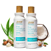 Raw Sugar Moisture Smoothie shampoo bottle promotes deep hydration for dry hair