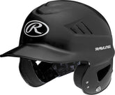 Rawlings COOLFLO helmet front view shows aerodynamic design and protection