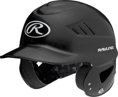 Rawlings COOLFLO helmet front view shows aerodynamic design and protection