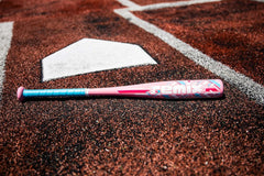 Rawlings Remix T-Ball Bat 26-inch pink graphic design stands out on the field