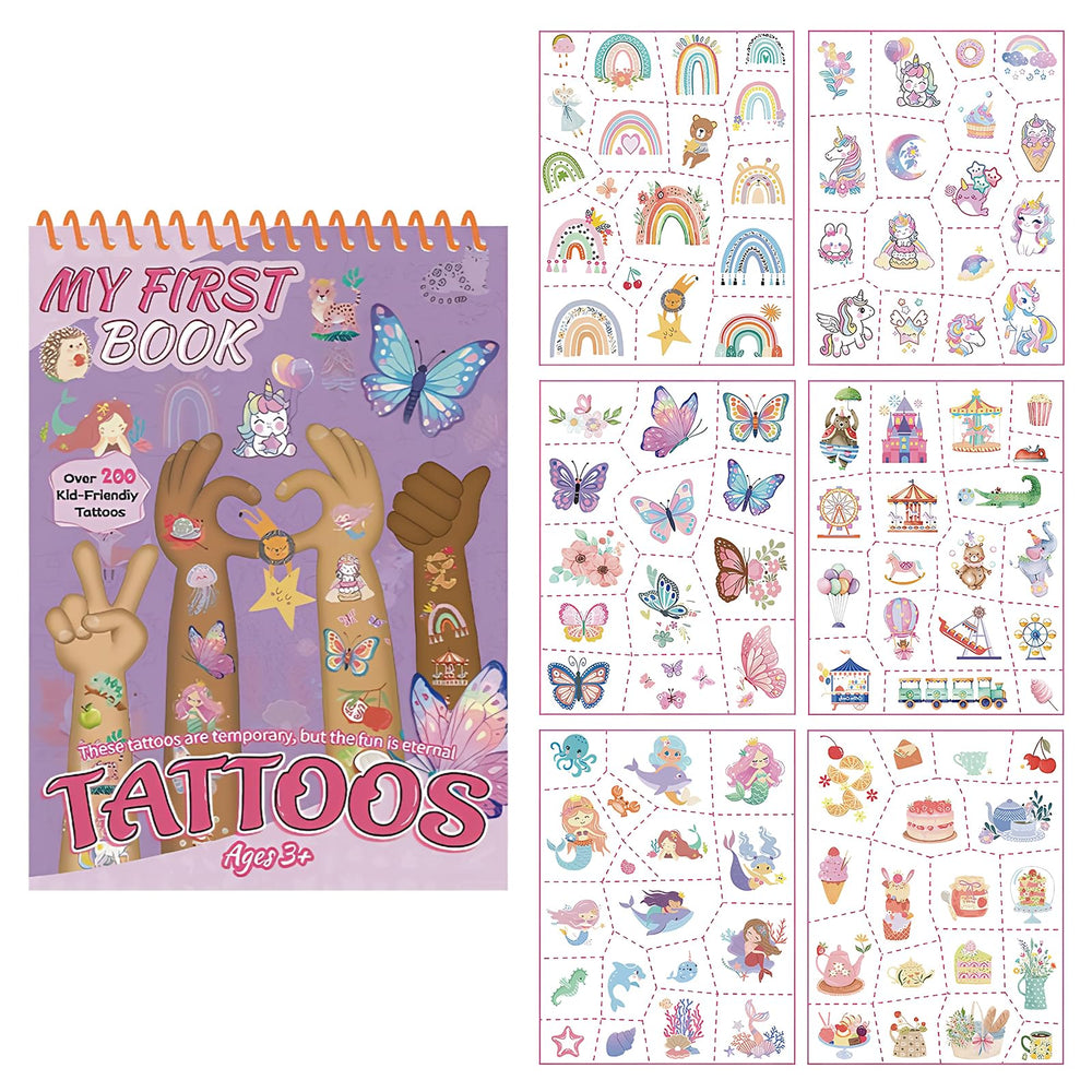 Rayzoq butterflies tattoo showcase vibrant designs for party favors and playtime